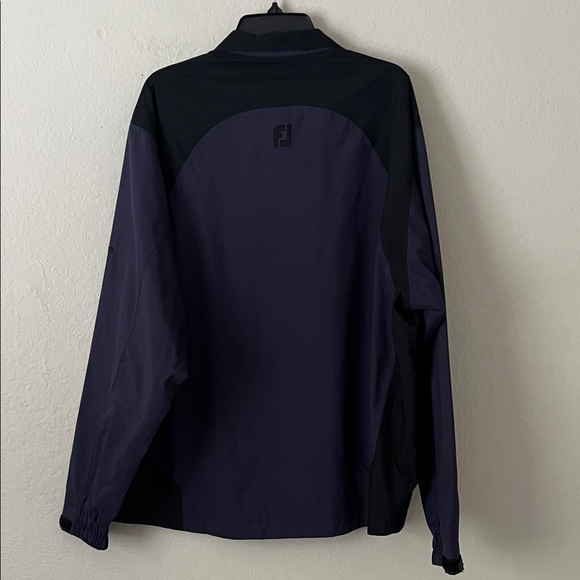 FOOTJOY DryJoys Men's Black and Navy Jacket Rain Jacket in Size XL - Picture 4 of 15
